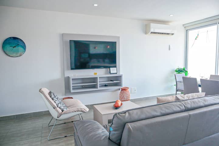 3habitaciones De Lujo-en Sector Exclusivo Y Playa. - Cartagena