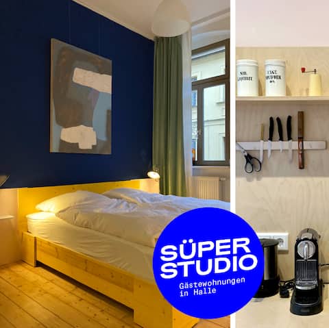 SüperStudio1 with Händelhouse View in Halles Heart