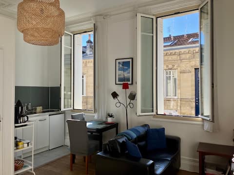 Popular Airbnb listing: Independent studio on the ground floor of a Bordeaux house in Bordeaux Centre