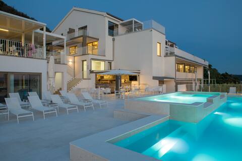 Family Studio with Balcony and Sea View