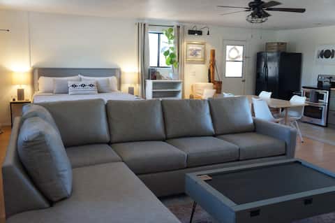 Popular Airbnb listing: Oak Creek Waterfront Casita @ Community Roots in Cornville