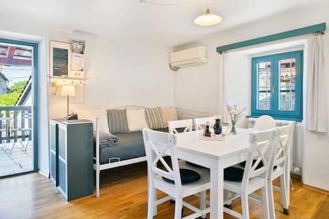 Top performing Airbnb: Charming stone house with private terrace (5+1) in Sežana