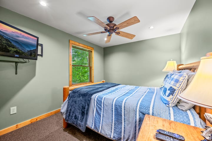 Indulge in the simplicity of our bedroom.