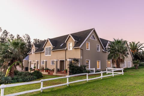 A Rural Farm House with firewood hot tub