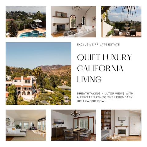 Cozy LA Winter Above the City Lights with Pool/Spa