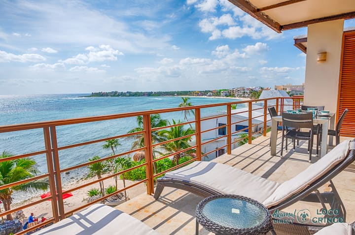 Penthouse Perfect Views, With Ac, Wifi, And Swimming Pool! - Akumal