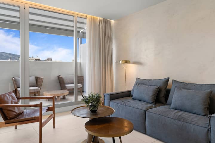Heated Plunge Pool Penthouse 1' Walk To Acropolis - Athènes