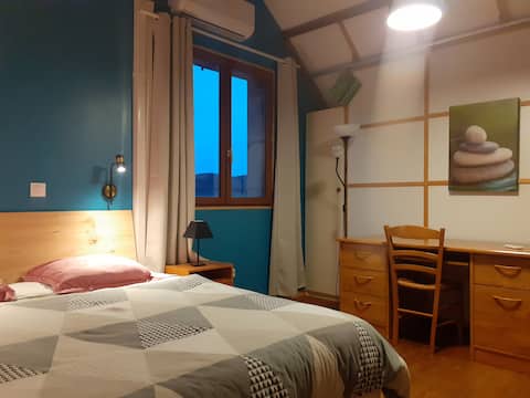 area 50m² 2 bedrooms, kitchen, bathroom, terrace