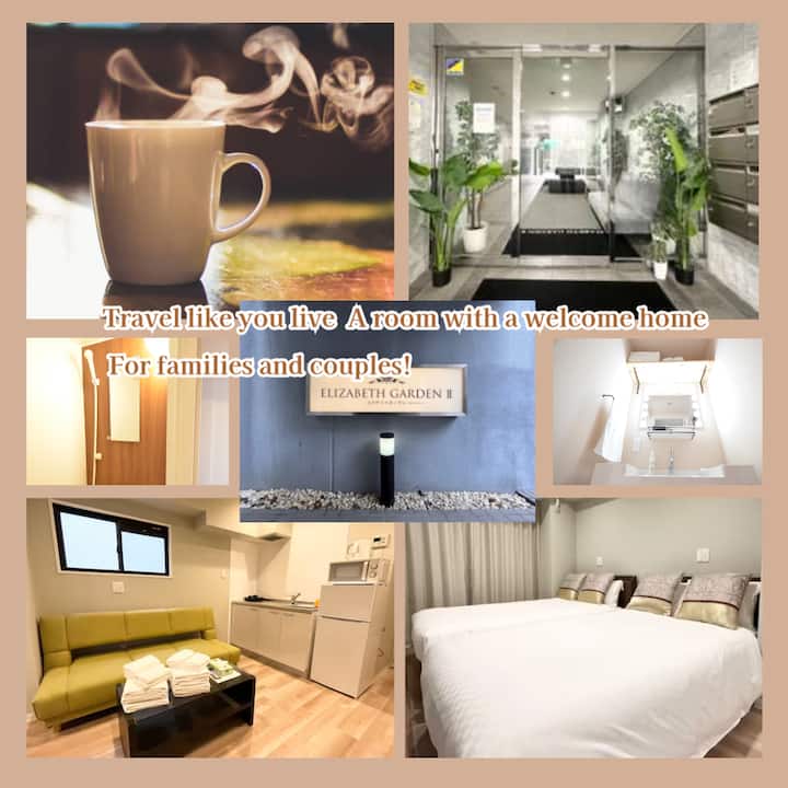 Self Check-in | Good Location | Usj 35 Mins! Rn52 - Osaka