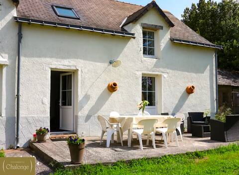 Country house with wooded garden, country house,