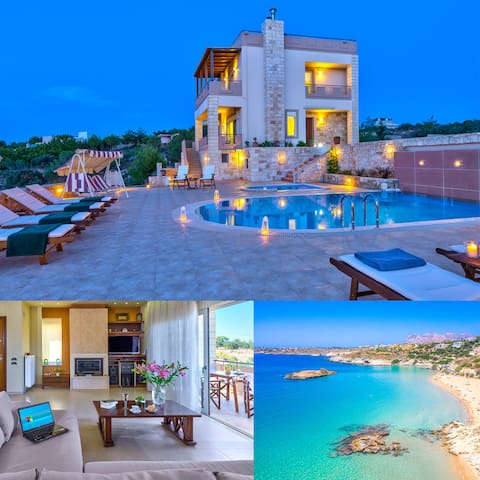 3′ to Beach / Luxury Villa with Private Pool