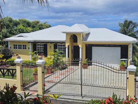 Sunset House With A Seaview
