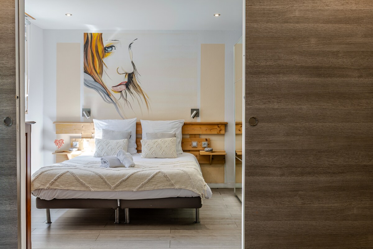 Habitación tranquila y cómoda, pensada para noches de descanso.