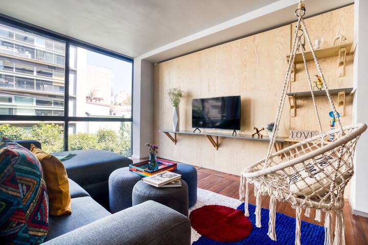 Refugio Nómada | Muy Cómodo | Cerca de Pque México gallery image 2