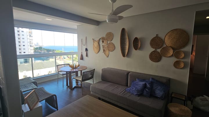 Apto 70m², 2 Qts, Frente Da Praia Itaparica-vv/es - Vila Velha