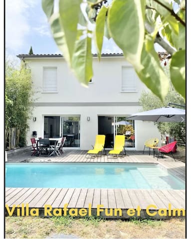 La villa Rafael location Fun et Calm à Pessac