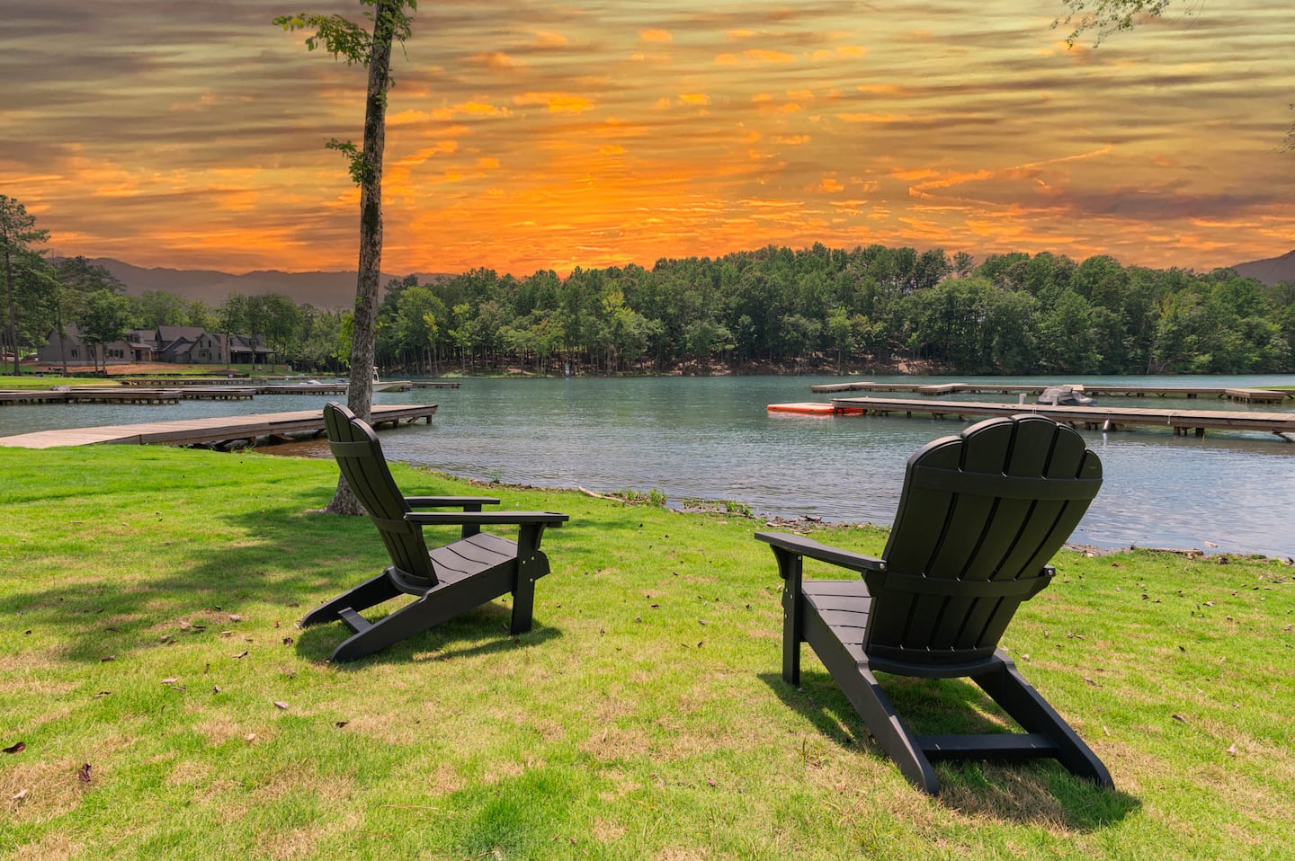Private dock on Lake Martin