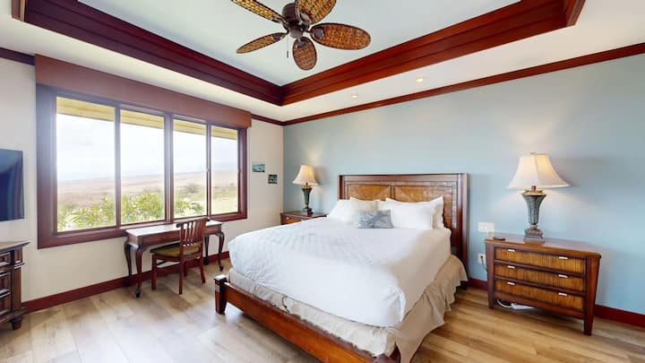 סוויטה ראשית 1 עם מיטת קינג סייז וסוויטה פרטית