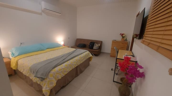 King Bed + Sofa Bed Studio Apt W/ Private Entrance - Aruba