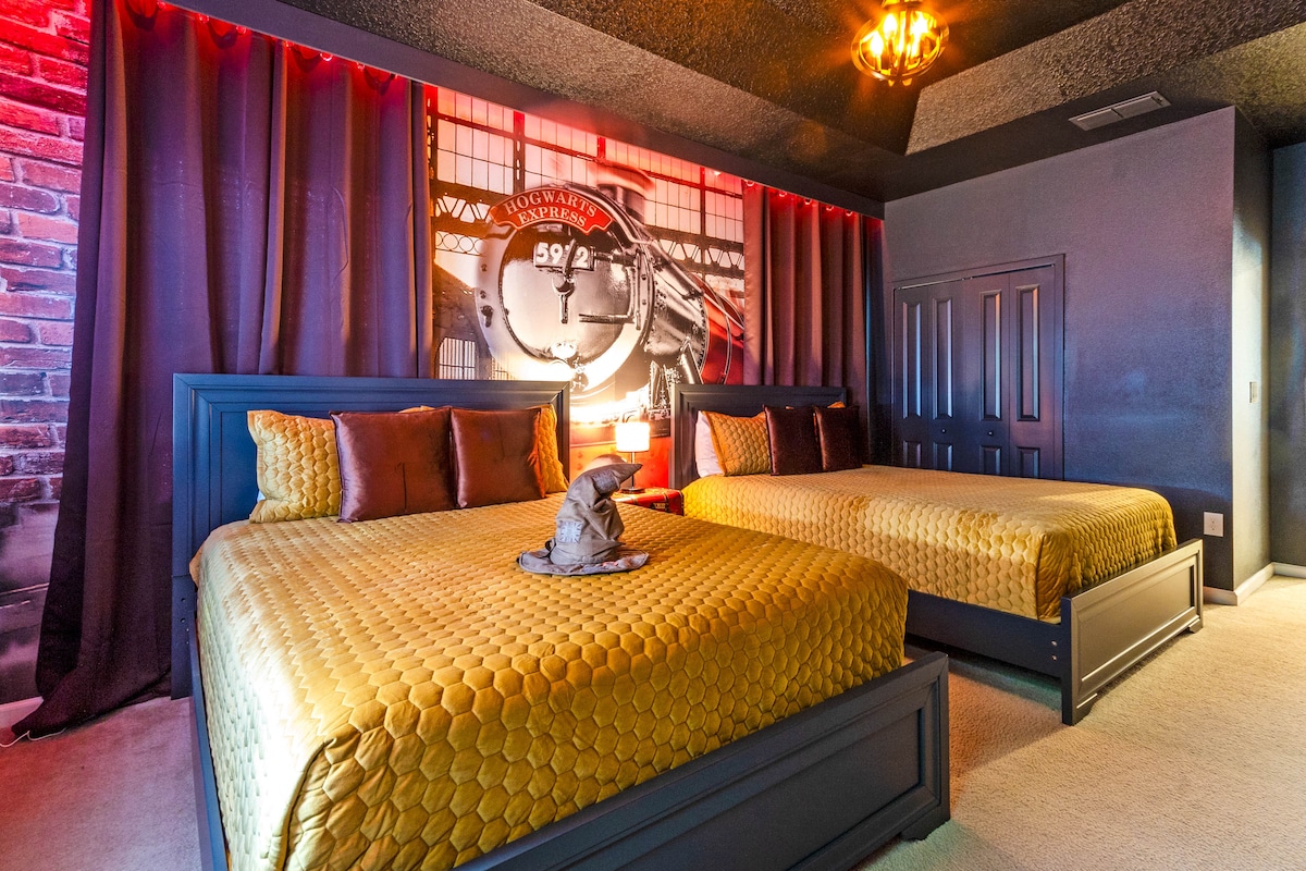 Villa moderna cerca de Disney | Habitaciones temáticas, piscina y spa -  Casas de campo en renta en Kissimmee, Florida, Estados Unidos - Airbnb, image size:1200x800