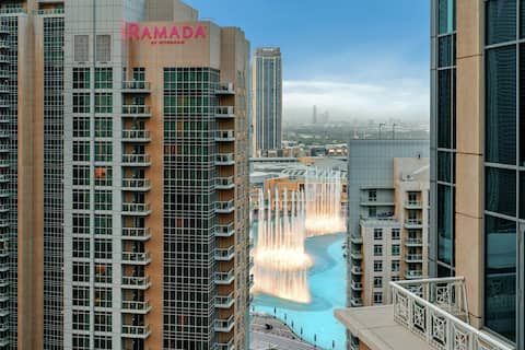 FIRST CLASS | 3BR | Burj Khalifa & Fountain View
