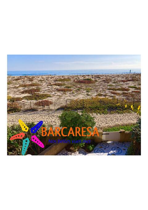 Barcaresa-Villa on the sand facing the sea, pool, air-conditioning