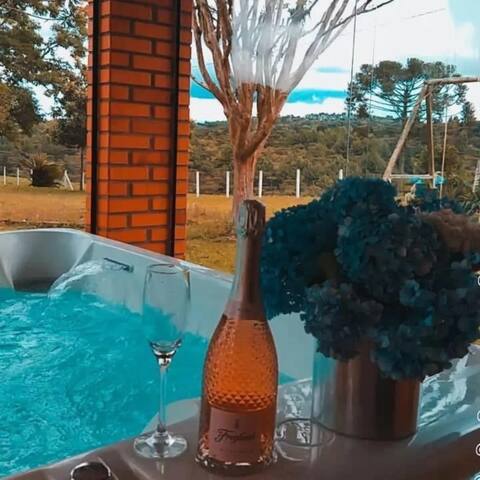 Chalet with Jacuzzi and Swimming Pool _ Miratami Resort