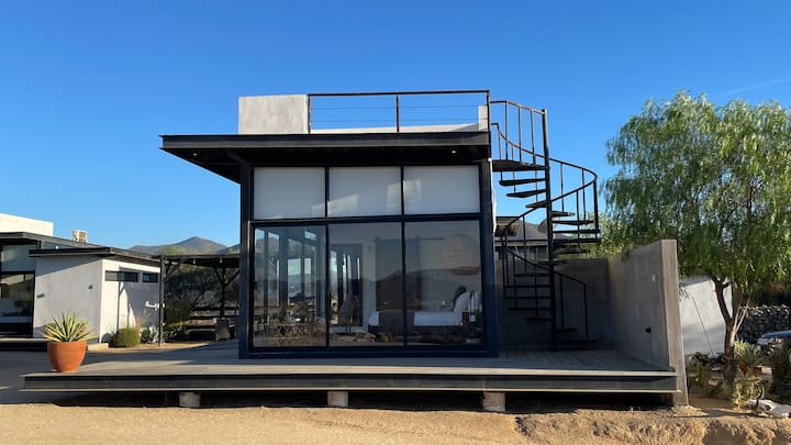 Architecture in harmony with the country environment.