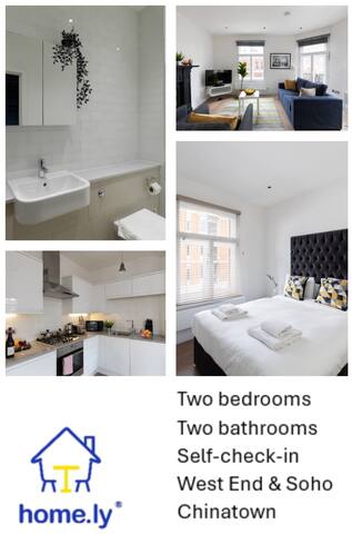 2BD West End Ap Near Piccadilly Circus & Chinatown
