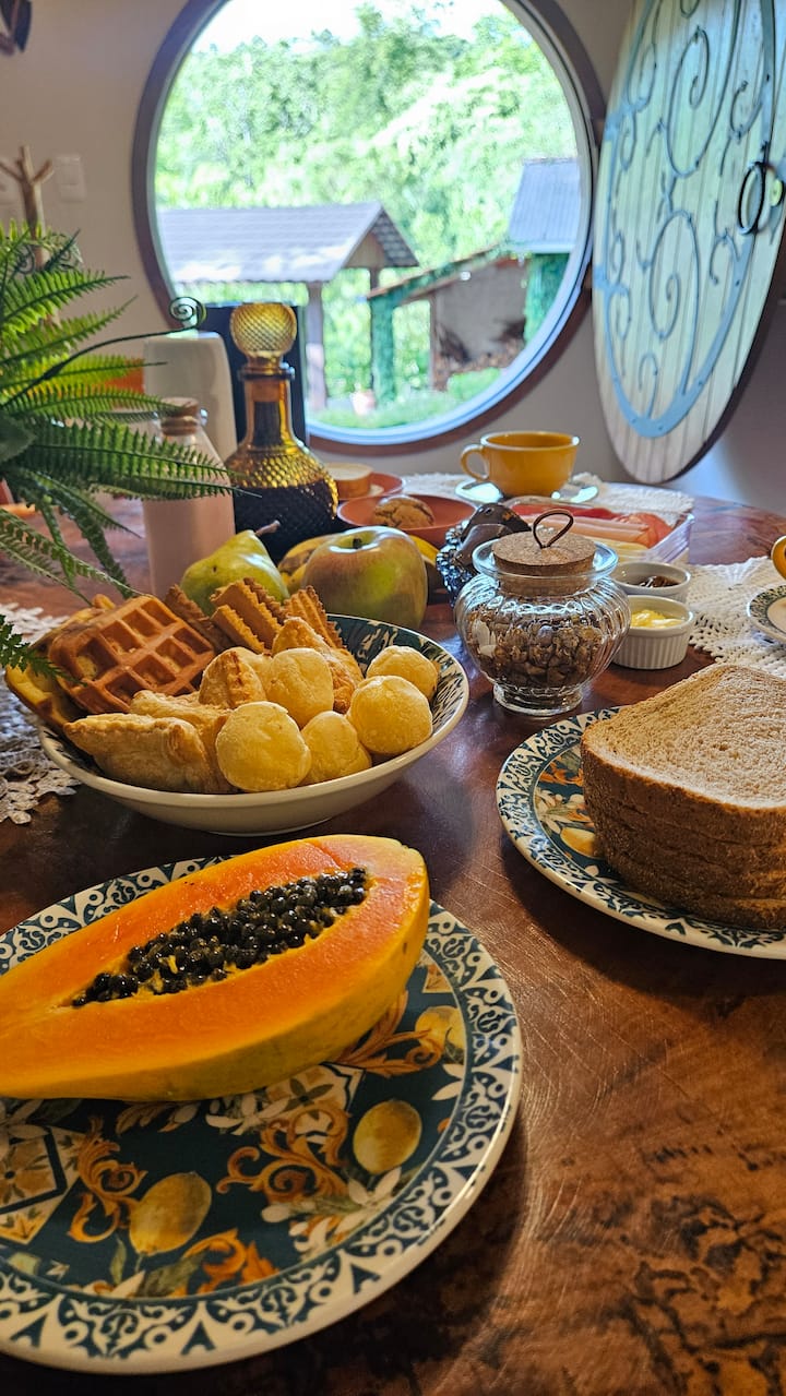 toca da araucária; nova prata, brazil