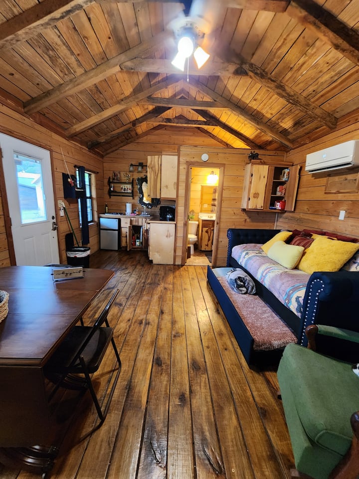 All this natural light brings the trees and the forest to life!     • Darkening shades are super dark, draping and dramatic blue velvet, for when you want that solitude and silence. 