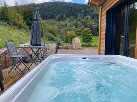 Perce-Neige: 2p, cozy chalet, private spa