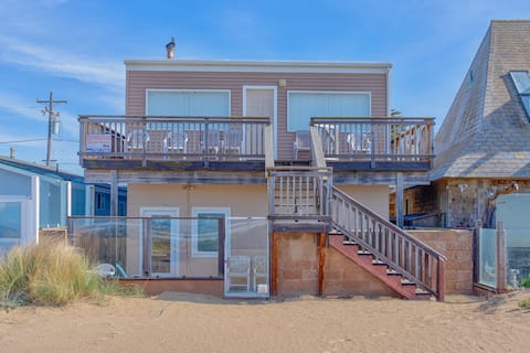 HUGE Family Friendly Home Right on the Sand!