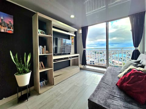 Top performing Airbnb: Your Luxury Sunset View Apt with ultra Wi-Fi in San Cristóbal