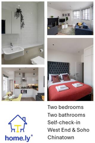2BD West End Flat Close to Soho & Covent Garden