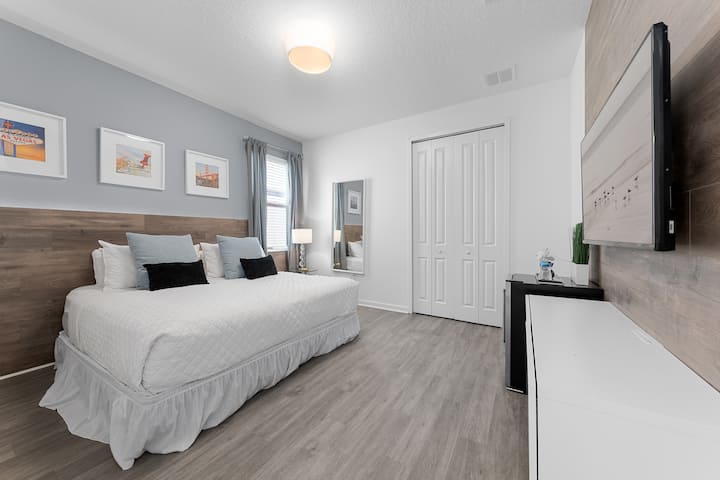Nuestras habitaciones "Únicas" en Orlando cuentan con la sensación única de estar en casa, pero con un "toque" y privacidad de un bonito hotel.