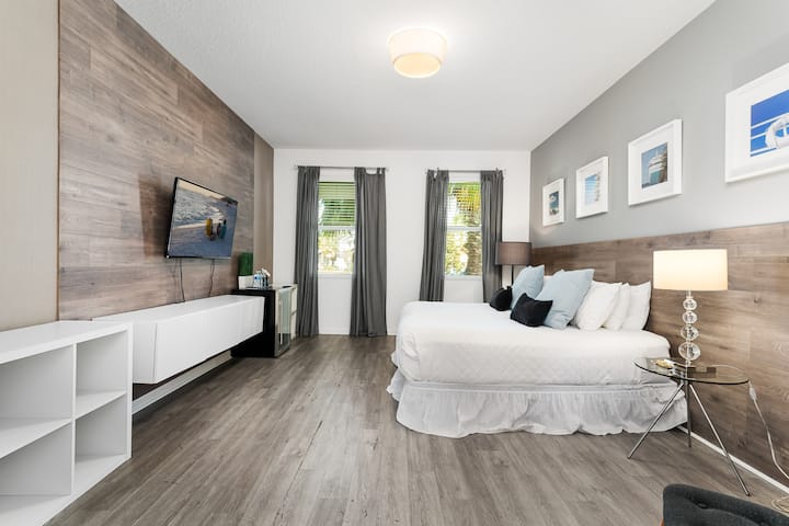 Nuestras habitaciones "Únicas" en Orlando cuentan con la sensación única de estar en casa, pero con un "toque" y privacidad de un bonito hotel.