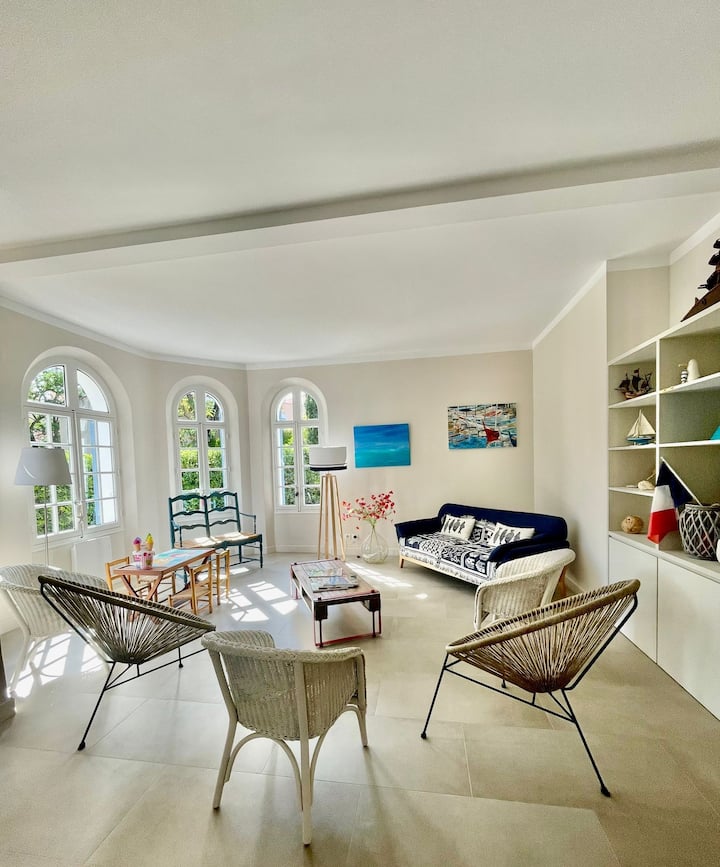 Charmante Villa Et Jardin Au Calme 100m De La Mer - Saint-Cyr-sur-Mer
