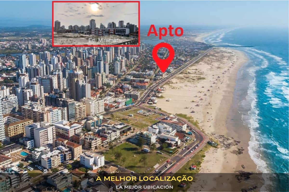 Beira-mar em Torres — apto amplo e familiar — foto 2