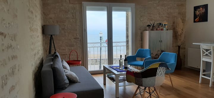 Maison Front De Mer Avec Terrasse - Vue Mer - Saint-Aubin-sur-Mer