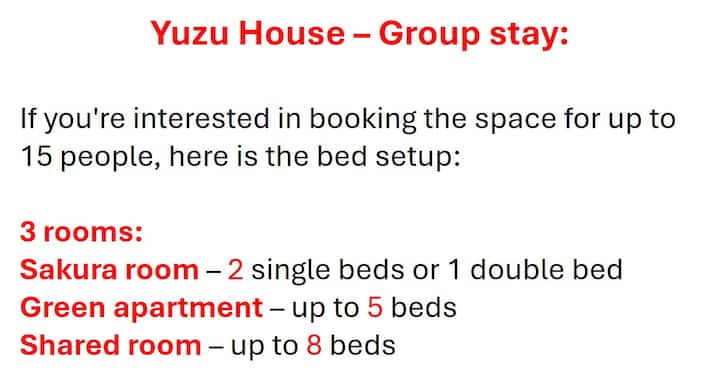 Yuzu House–Group Stay
https://sk.airbnb.com/rooms/41214940?_set_bev_on_new_domain=1746128870_EAOWMxNmE1OGU0MW&source_impression_id=p3_1746181274_P3TfQGqVdAwfhHjf