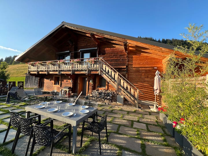 Ferme Restaurée 8/12 Pers 140m2, Prestations Luxe - Savoyen