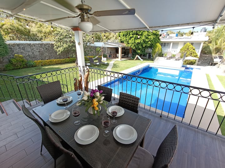 Hermosa Finca En Cuernavaca, Alberca Climatizada. - Cuernavaca