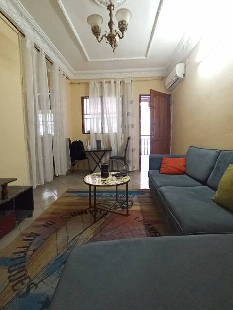 Furnished studio(F2) in Bastos. Air-conditioned and secure