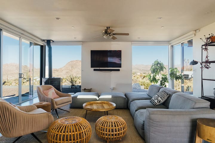 Spacious Modern Retreat: Epic Views-10 Min To Park - Joshua Tree