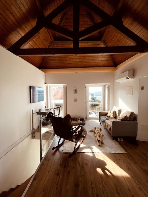 Top Airbnb: Cozy house with river views in Historic Almada em Almada
