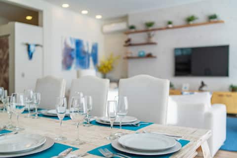 Luxurious Beach-front Villa with Pool & Fire-Pit