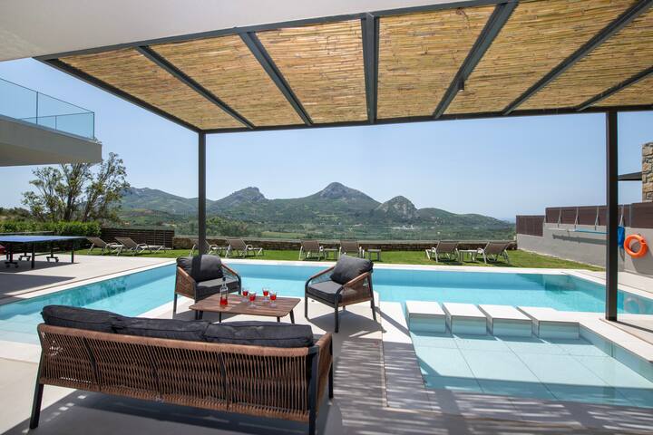 Porti Aphrodite 3-Stylish Eco Villa w/ Heated Pool