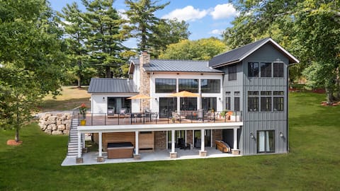 Lake Front • Private Beach • Deck & Dock • Golf