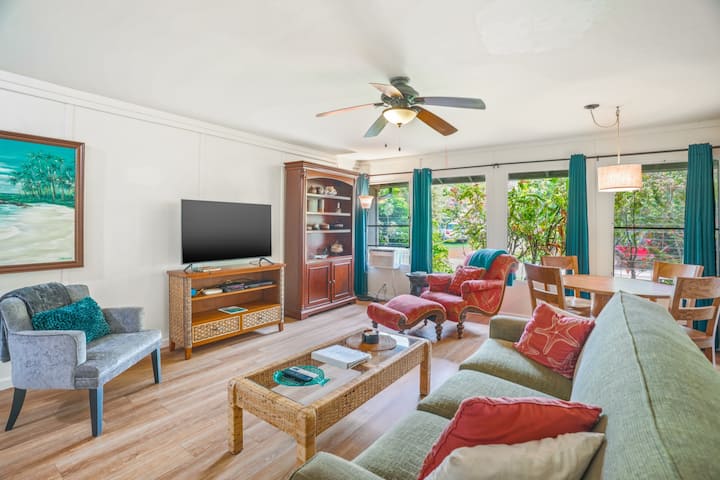 Ground Level Condo Near The Pool! - Tunnels Beach, HI